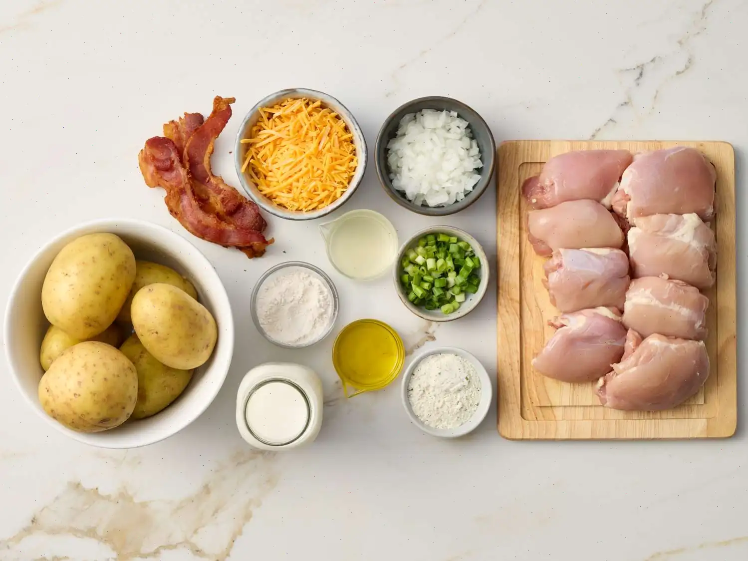 Chicken Bacon Ranch Potato Bake Recipe