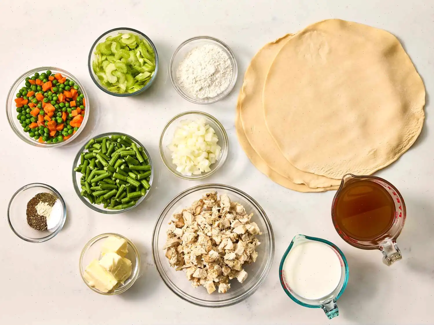 Dad's Leftover Turkey Pot Pie Recipe