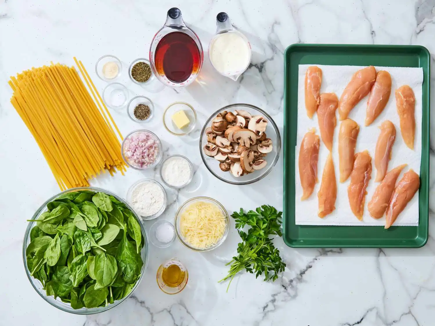 Chicken Marsala Fettuccine Recipe