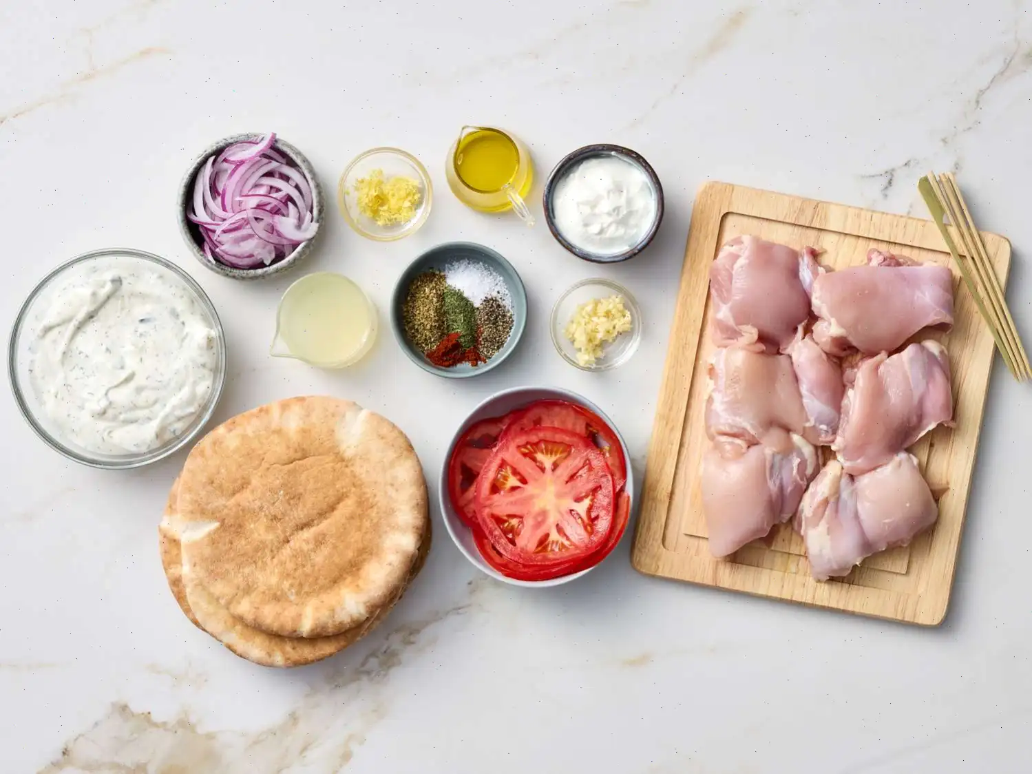 Loaf Pan Chicken Gyros Recipe