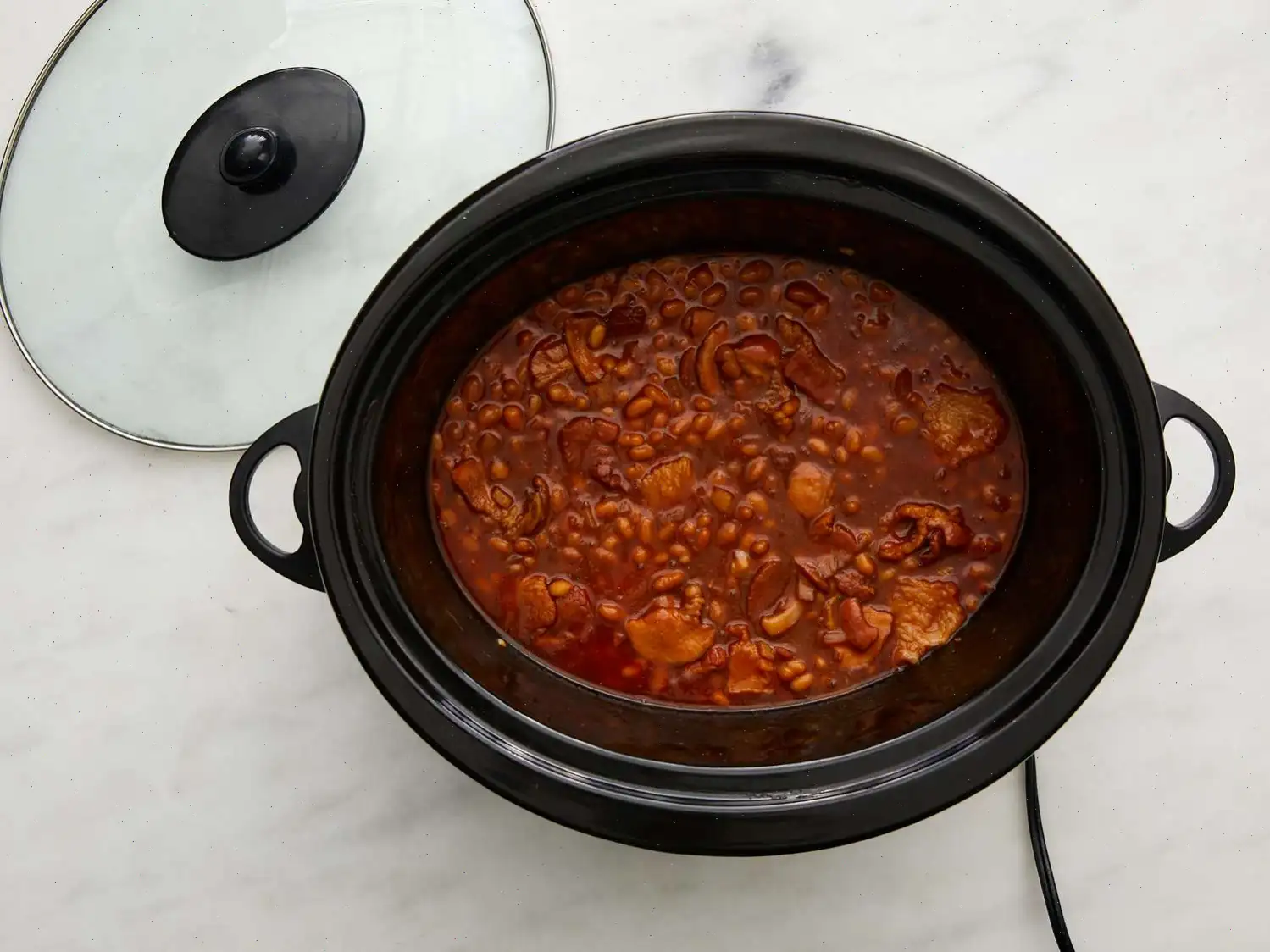 Slow Cooker Homemade Beans Recipe