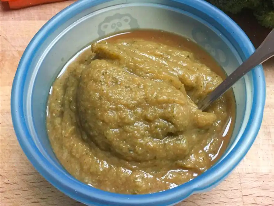 Second Baby Food: Carrots and Broccoli Recipe