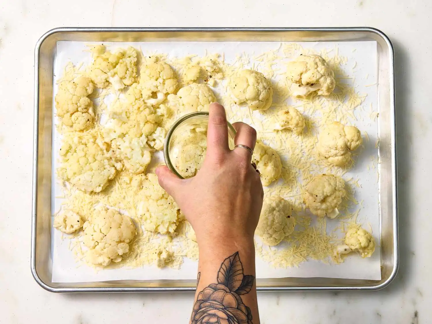 Parmesan-Crusted Smashed Cauliflower Recipe