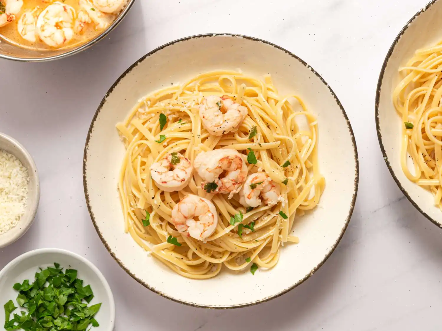 Garlic Shrimp Linguine Recipe