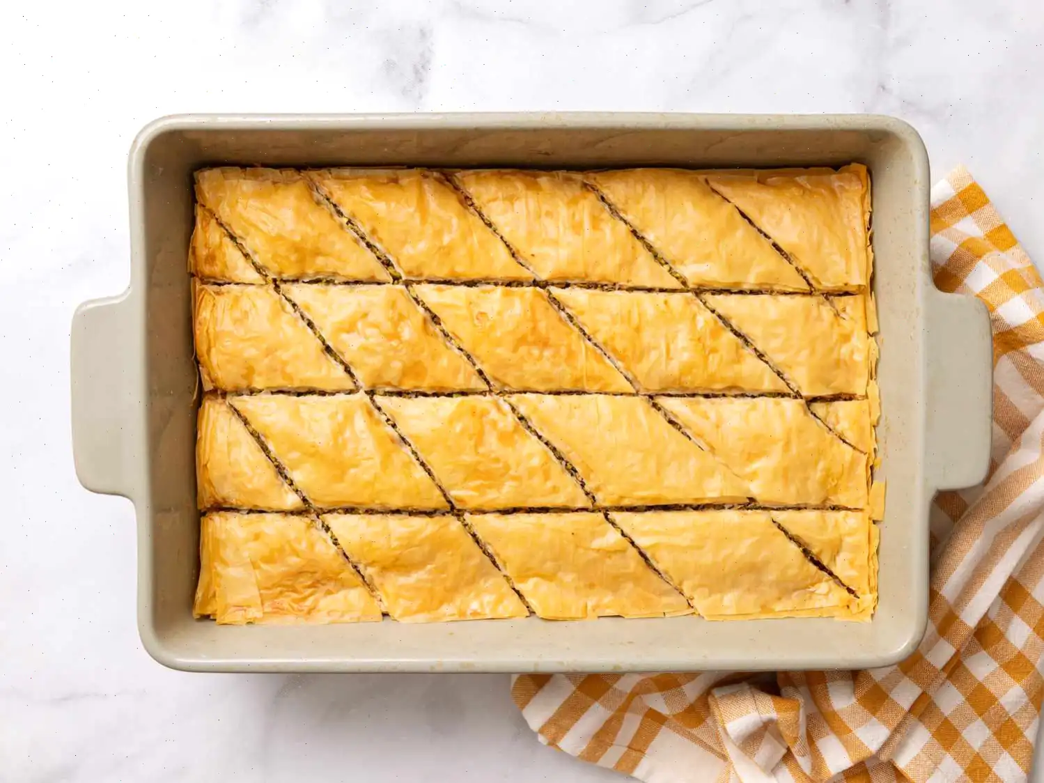 Pistachio Chocolate Baklava Recipe