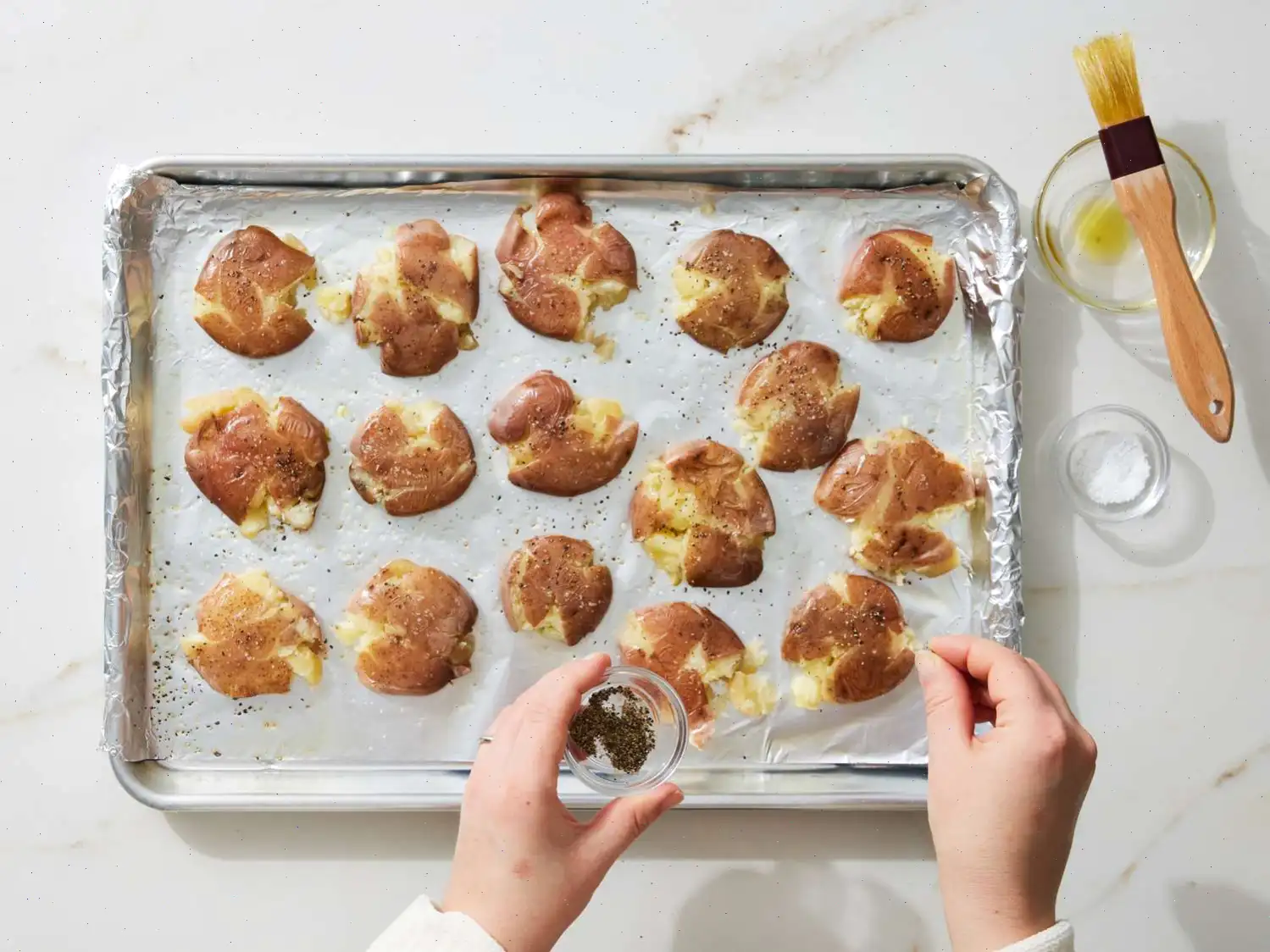 Crispy Smashed Potatoes Recipe