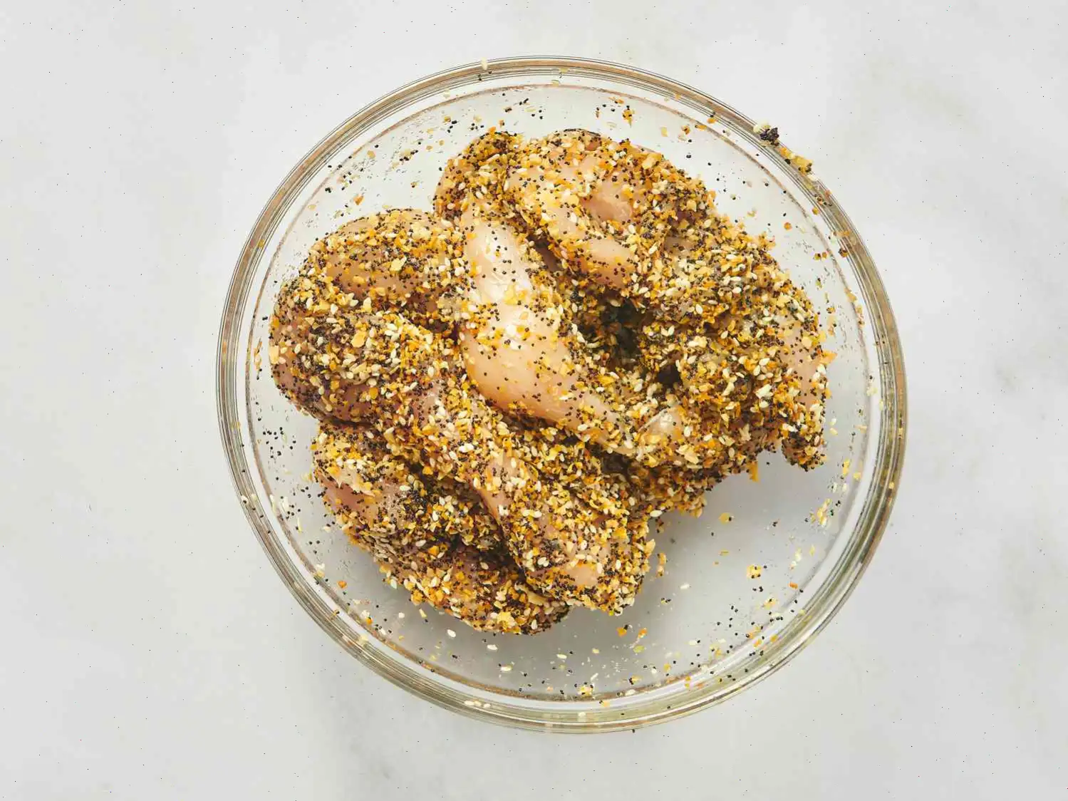 3-Ingredient Air Fryer Everything Bagel Chicken Strips Recipe