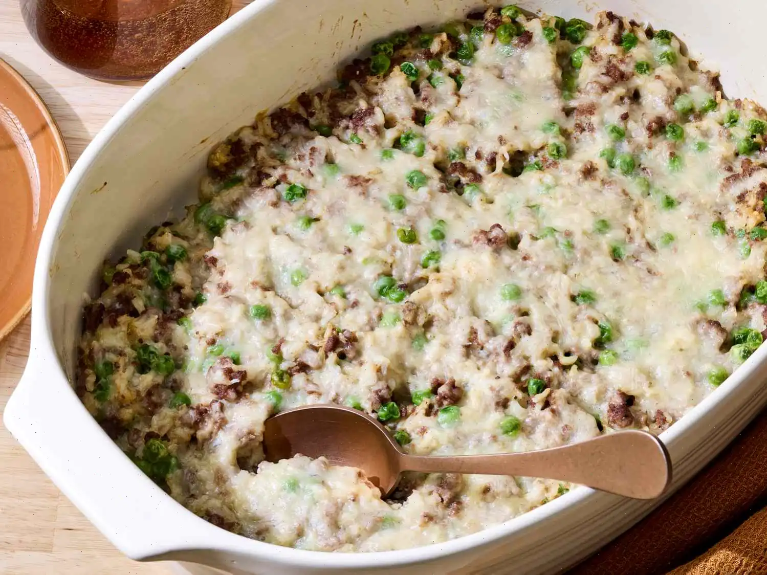 Ground Beef Casserole with Brown Rice Recipe