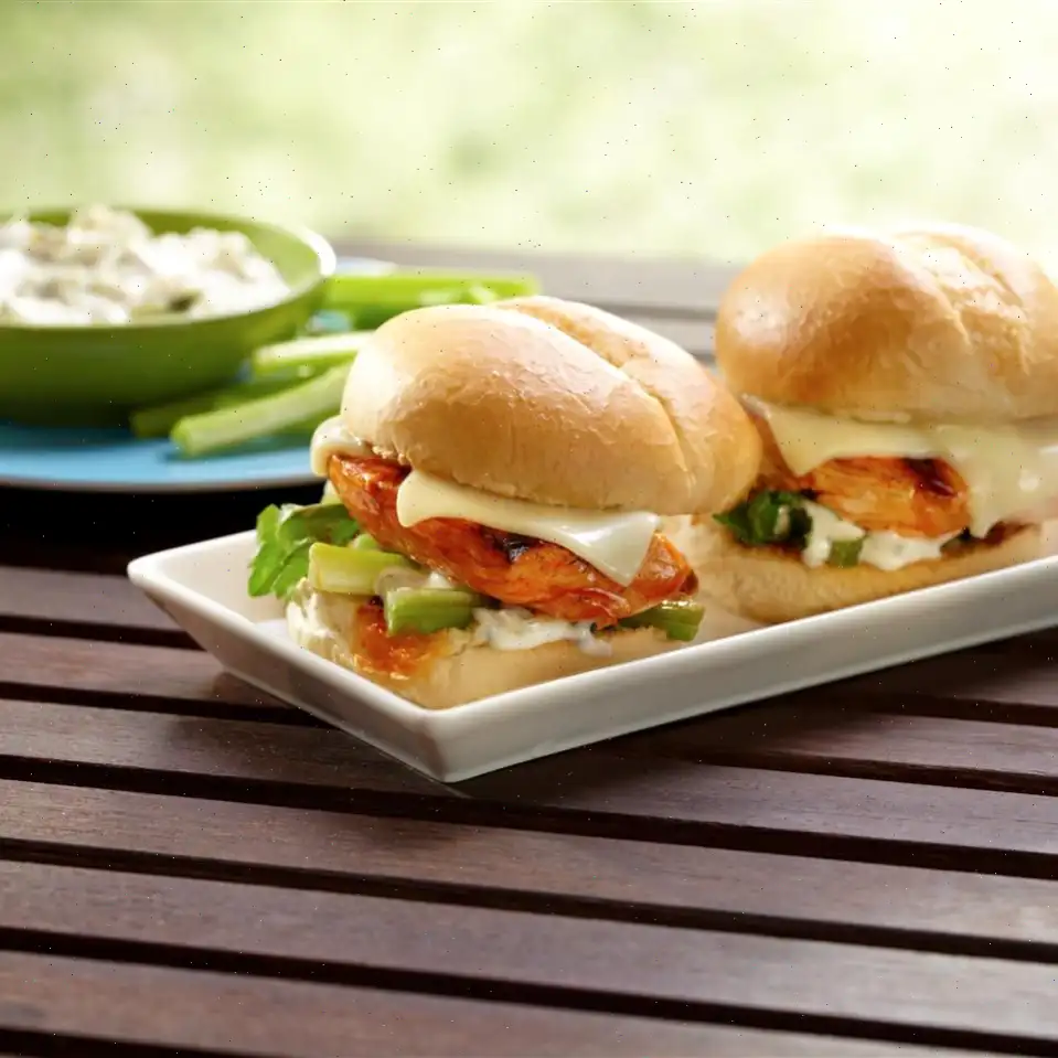 Grilled Buffalo Chicken Sliders Recipe