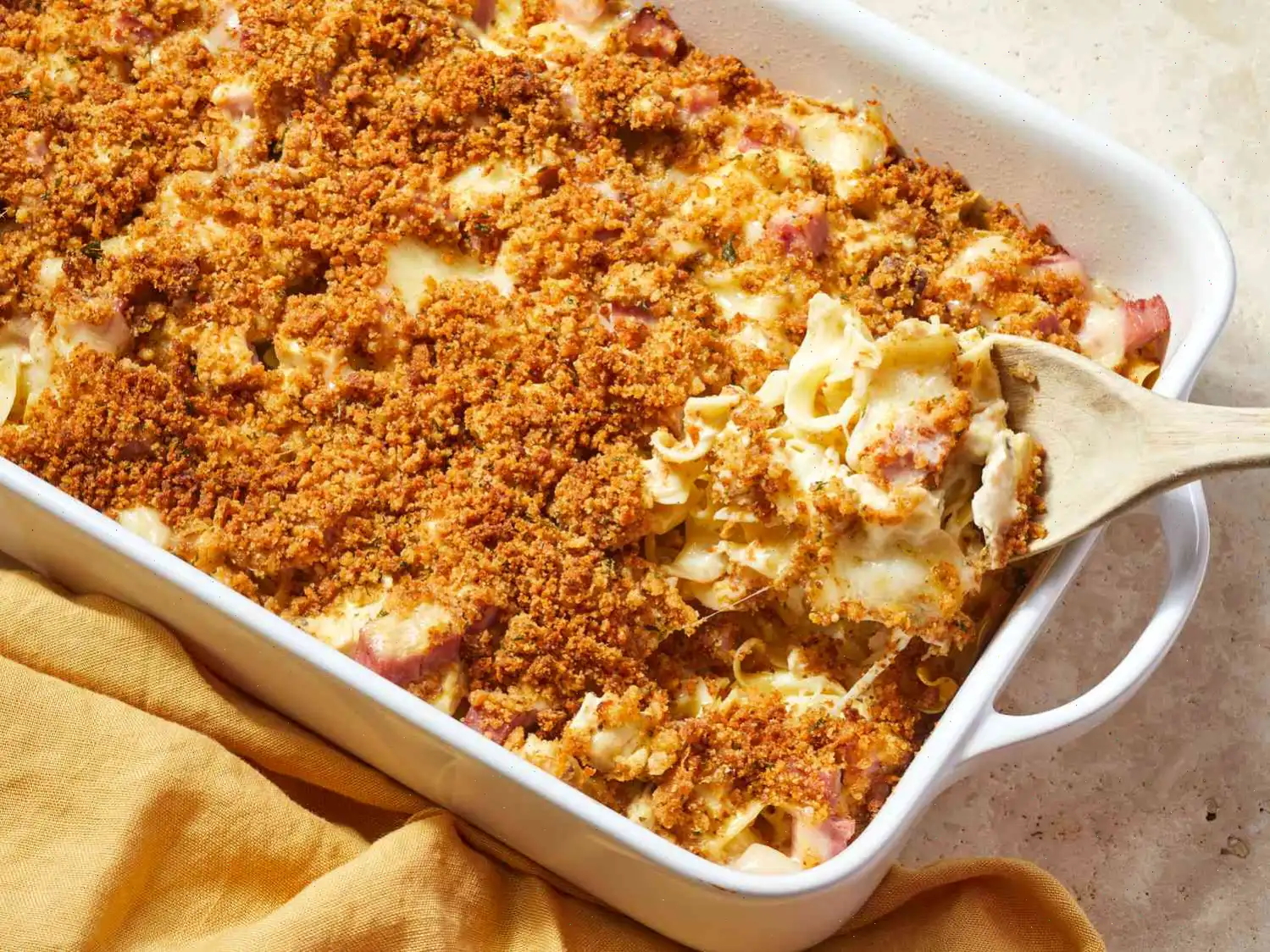 Creamy Chicken Cordon Bleu Casserole Recipe