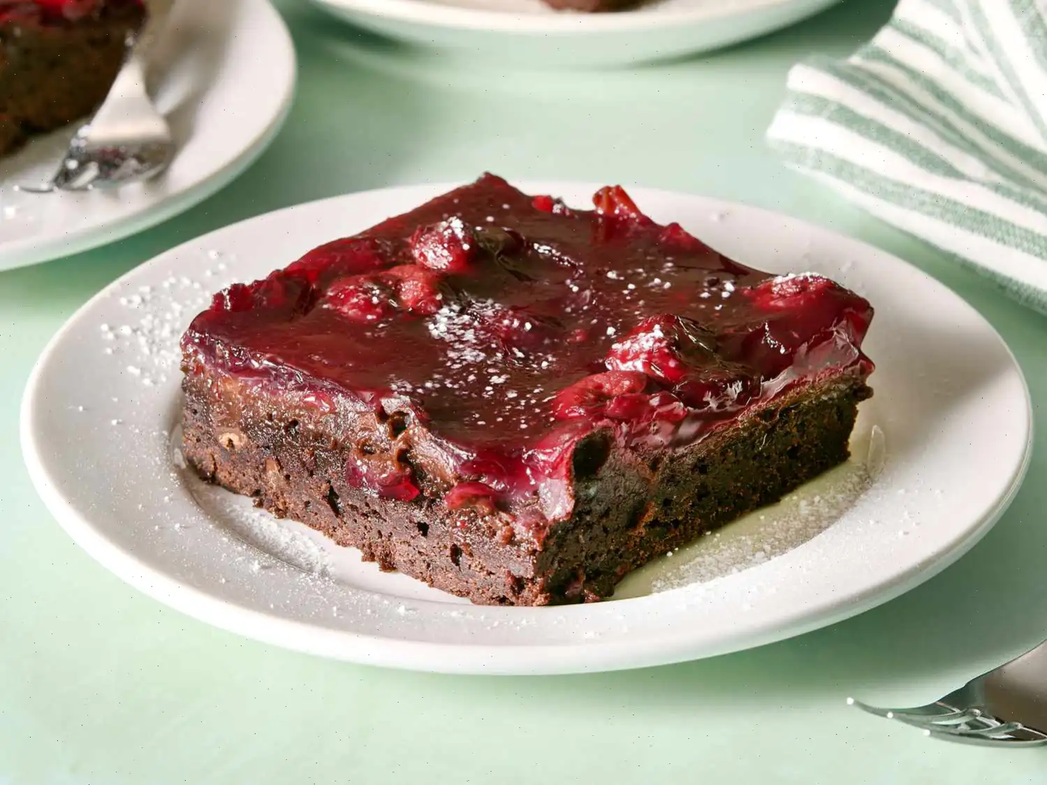 Fudgy Black Forest Bars Recipe