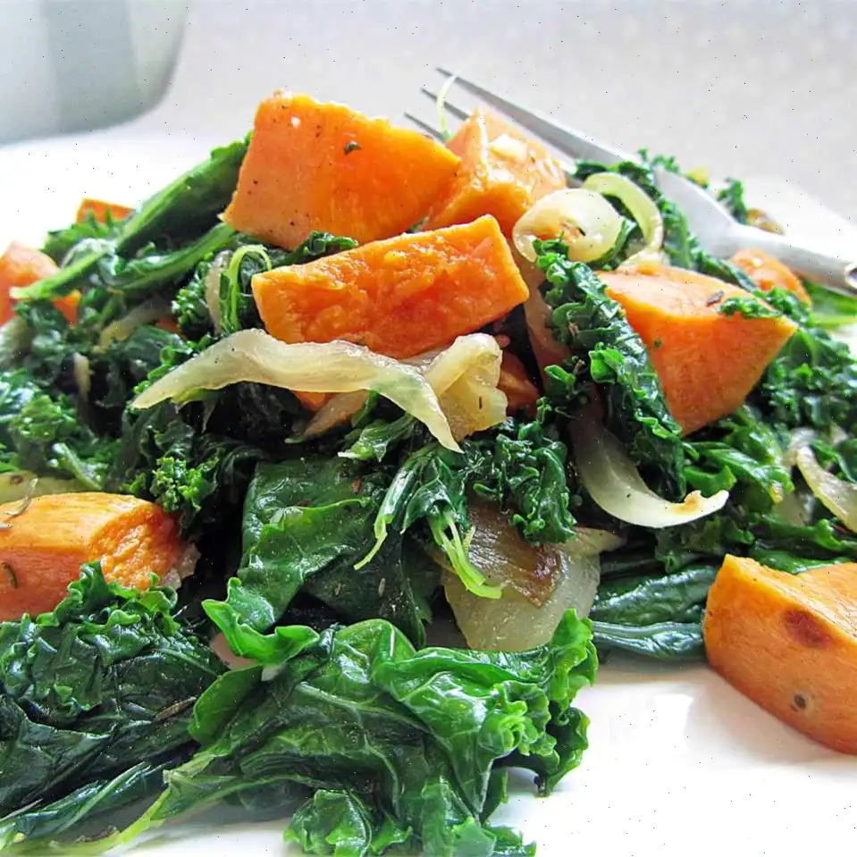 Roasted Sweet Potato and Kale Salad Recipe