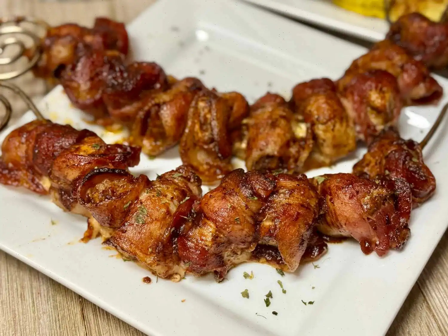 Bacon-Wrapped Chicken Skewers Recipe