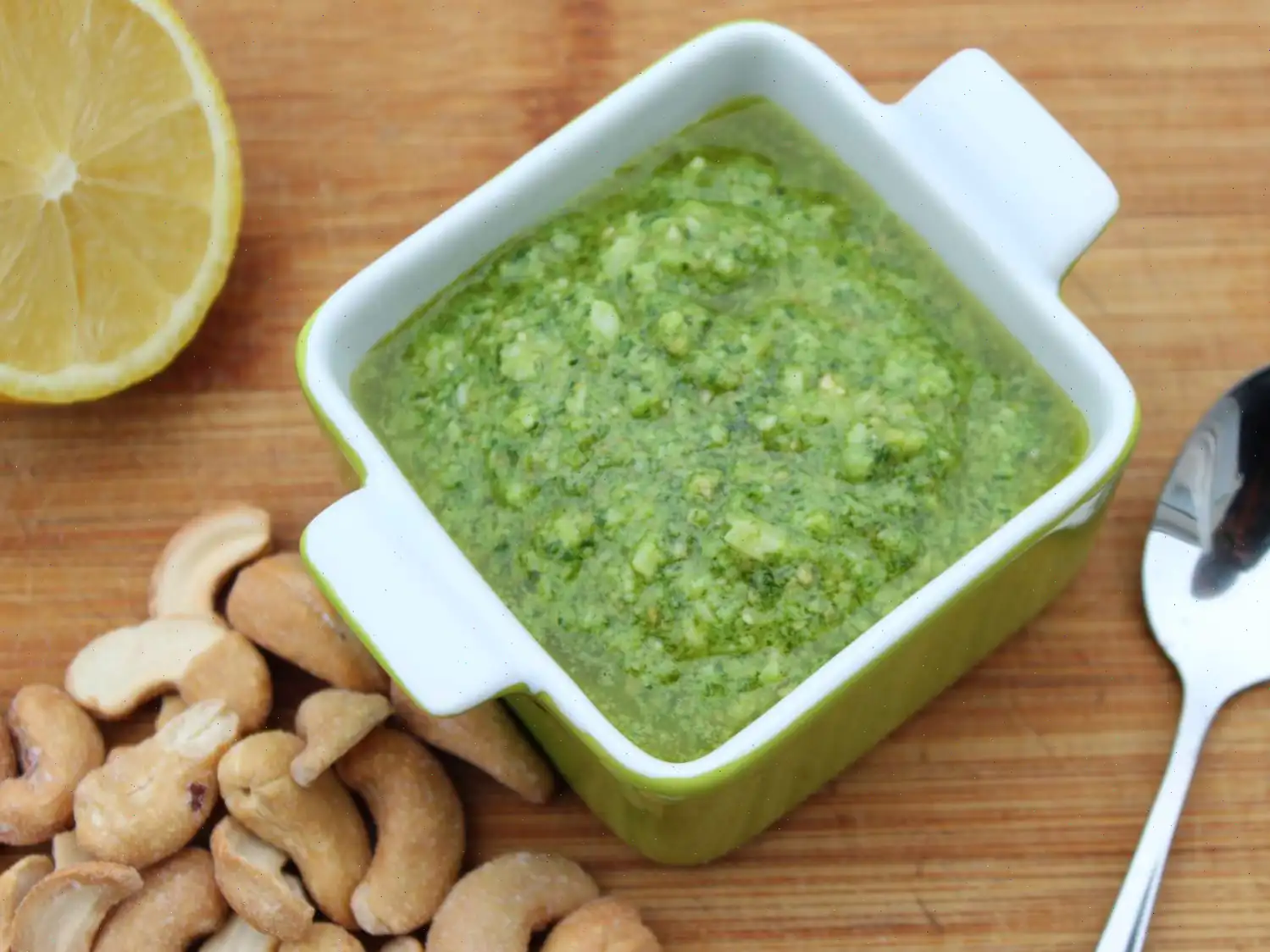 Cashew Basil Pesto Recipe