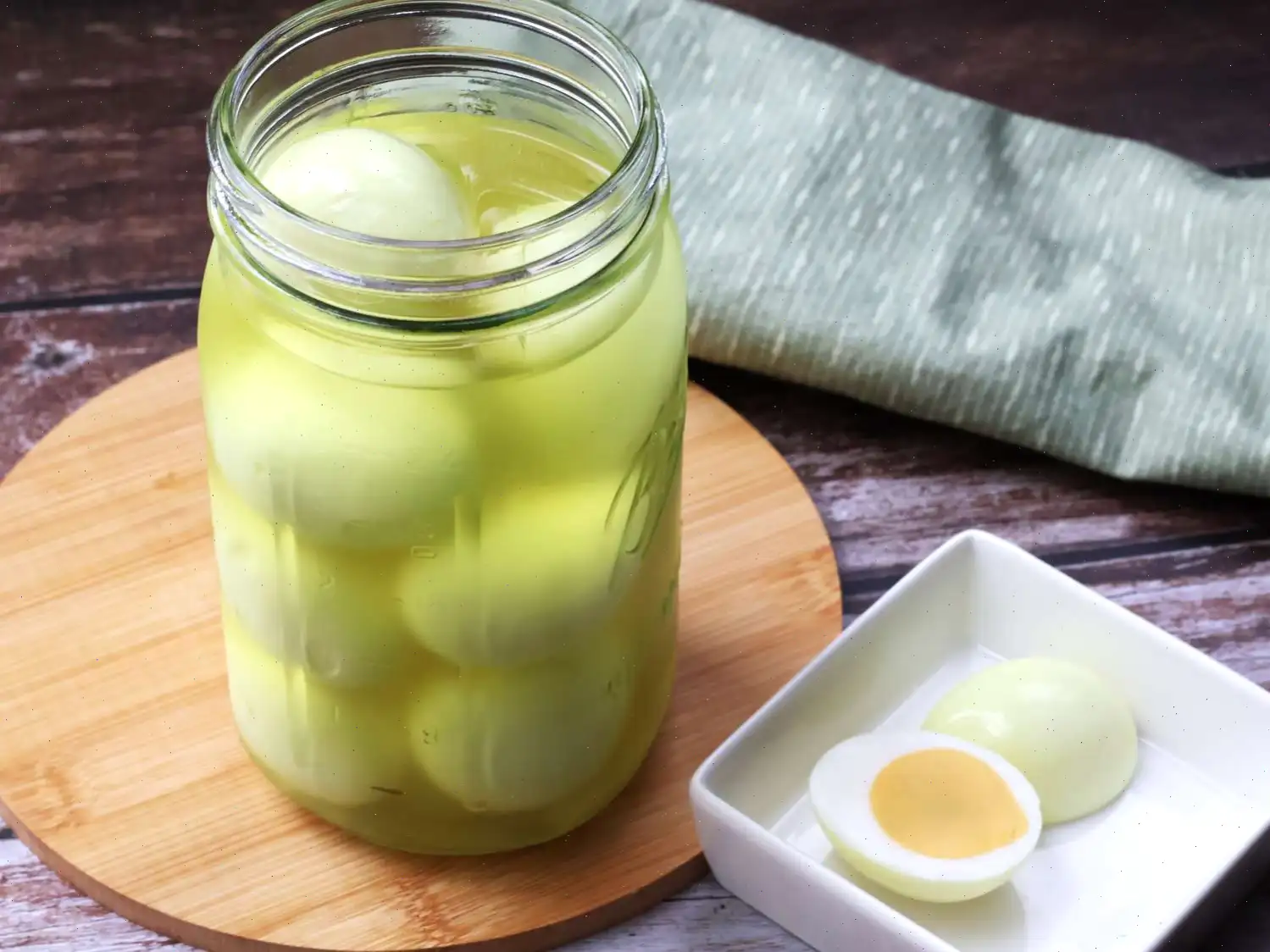 Pickle Brine Pickled Eggs Recipe