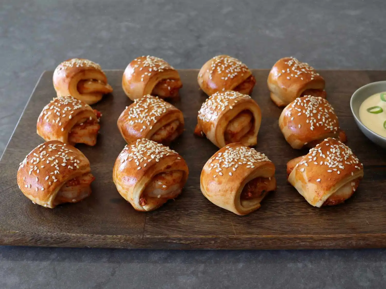 Garlic Shrimp in a Blanket Reipce