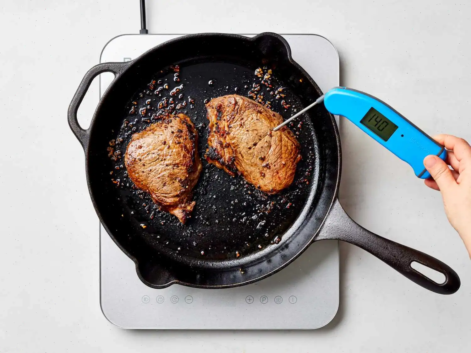 Cast Iron Pan-Seared Steak (Oven-Finished) Recipe