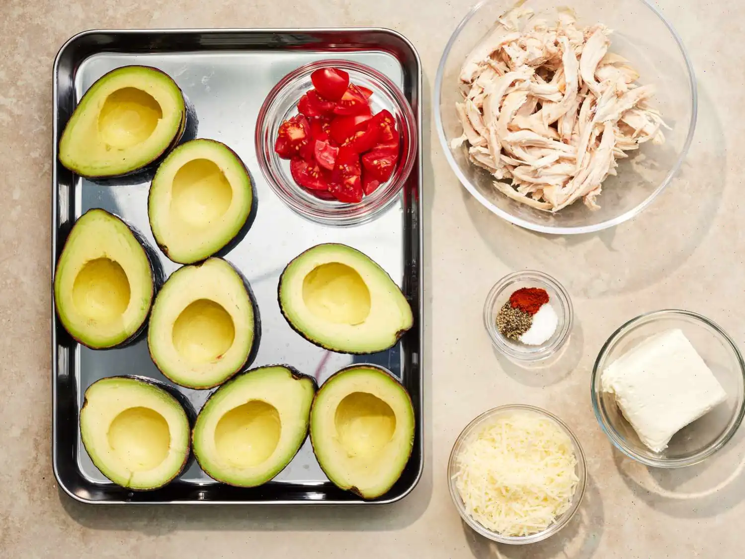 Chicken-Stuffed Baked Avocados Recipe