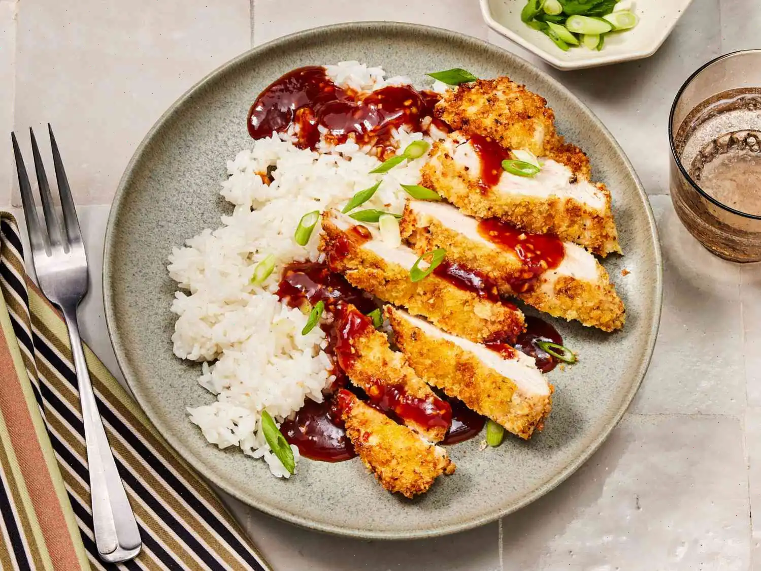 Air Fryer Chicken Katsu with Homemade Katsu Sauce Recipe