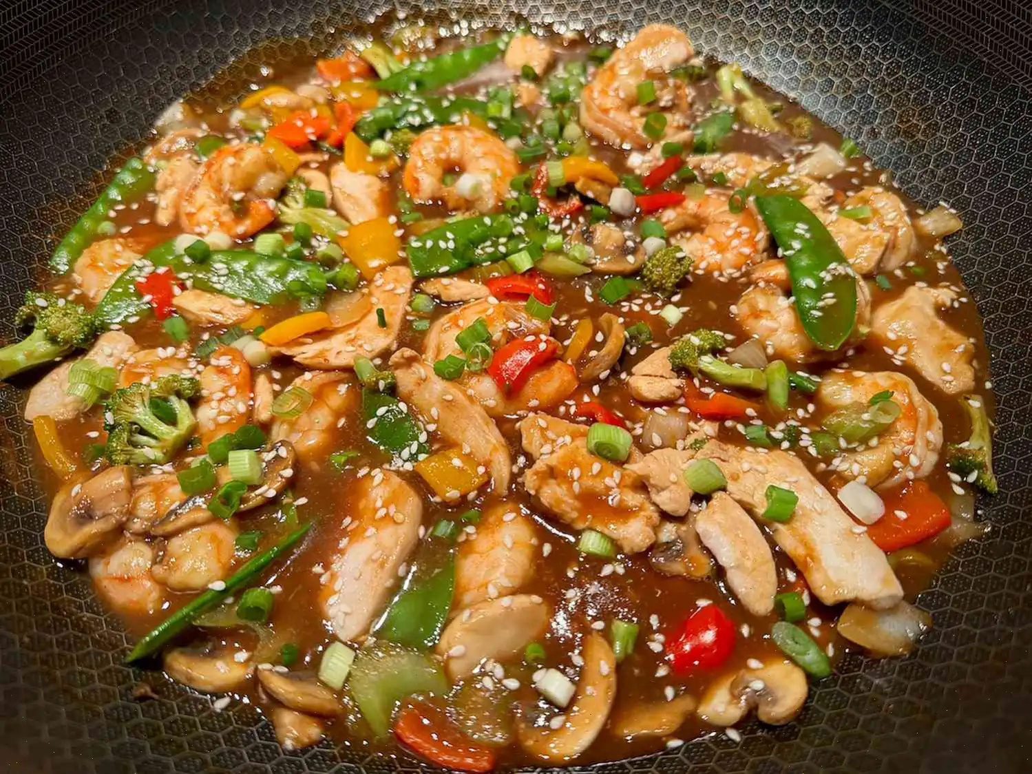 Shrimp and Chicken Stir-Fry Recipe