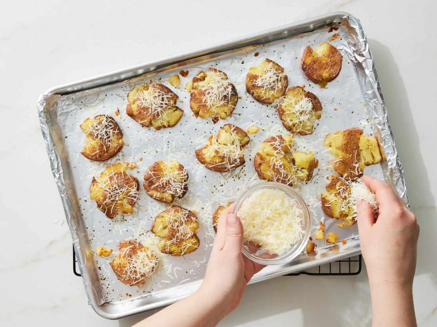 Crispy Smashed Potatoes Recipe