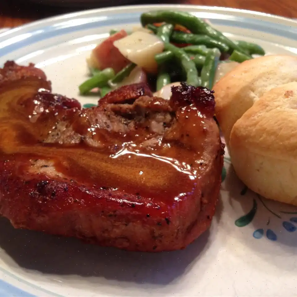 Apple Cider Sauce and Pork Loin Chops Recipe