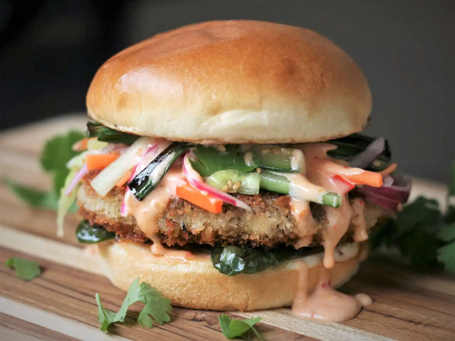 Bang Bang Blended Chicken Burger Recipe