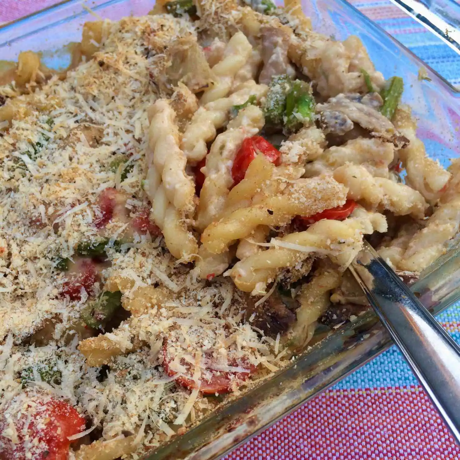 Baked Asparagus and Mushroom Pasta Recipe