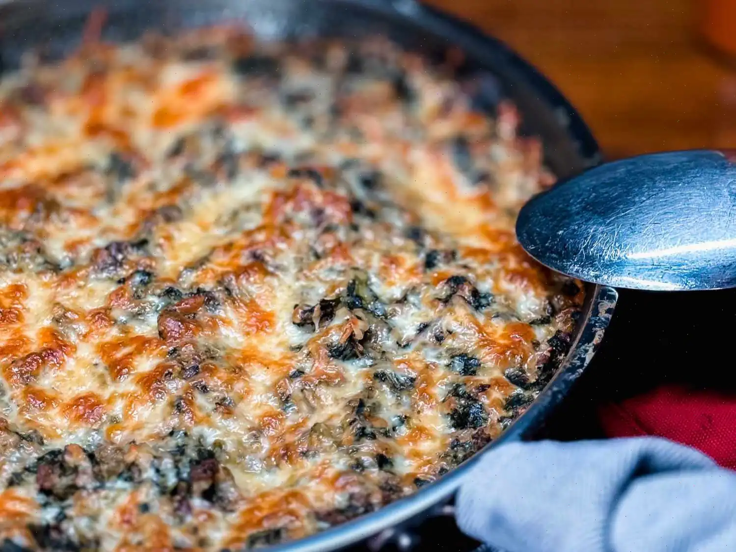 Ground Beef Spinach Casserole