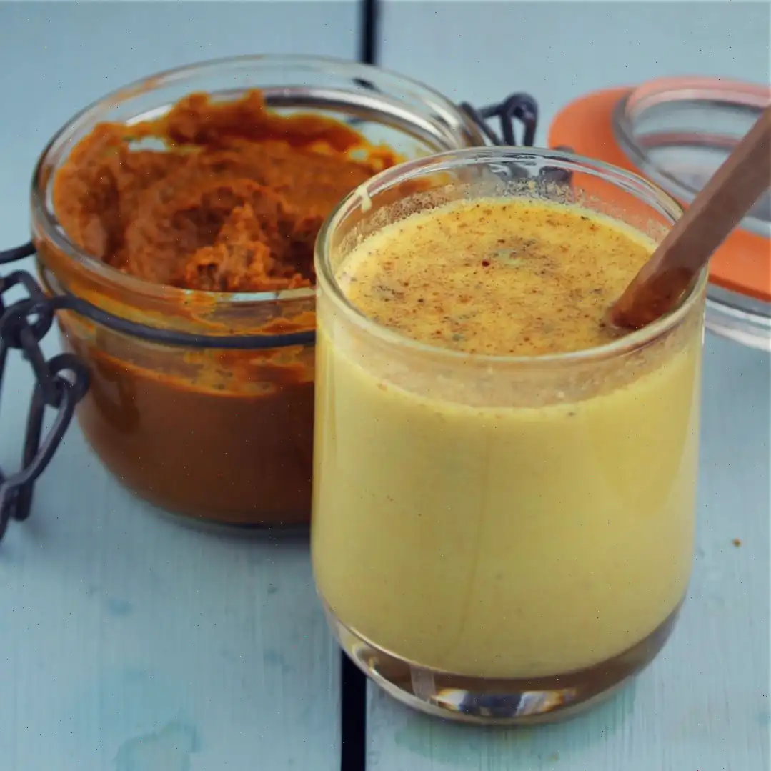 Turmeric Golden Milk with Turmeric Paste Recipe