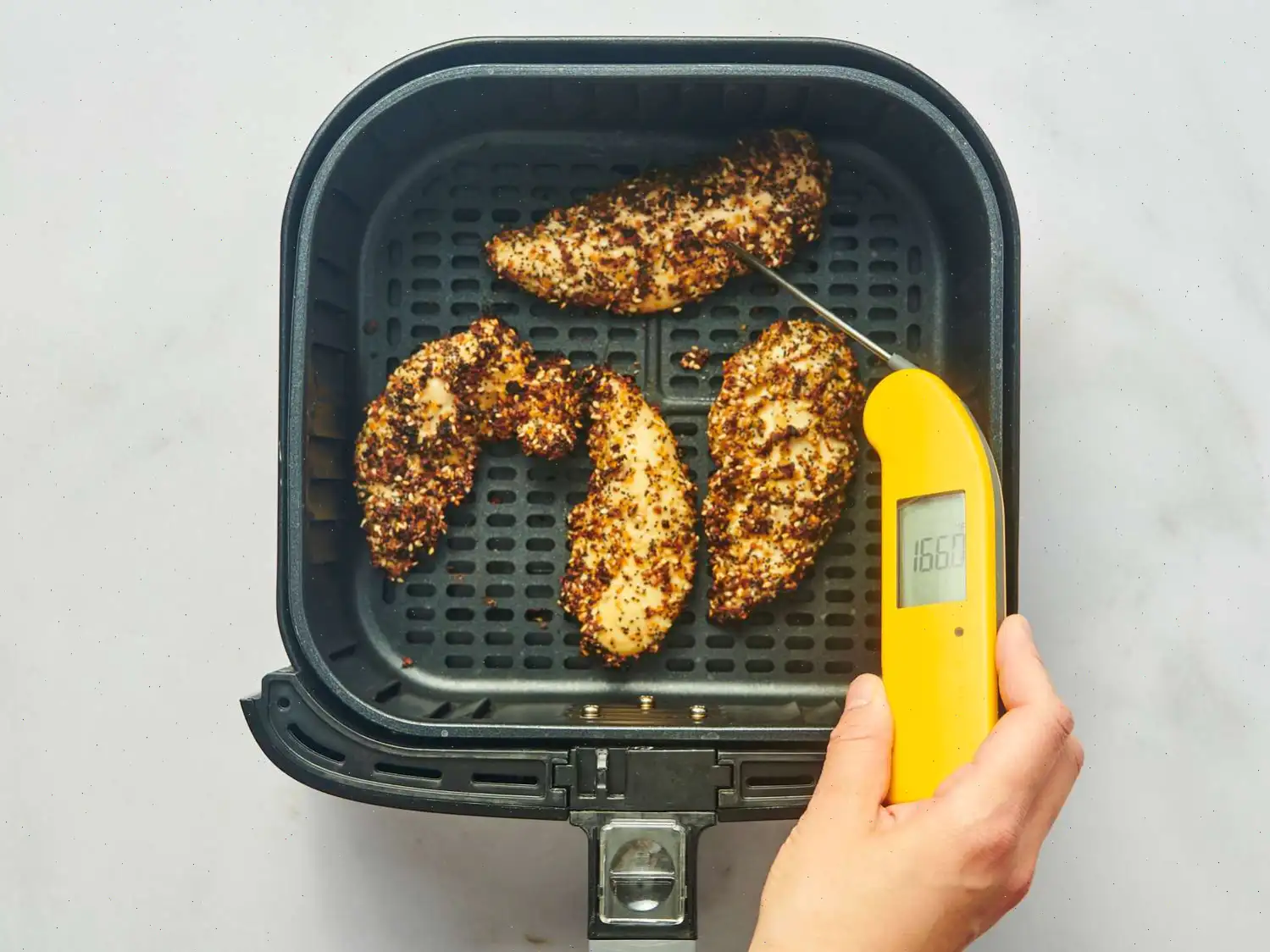 3-Ingredient Air Fryer Everything Bagel Chicken Strips Recipe