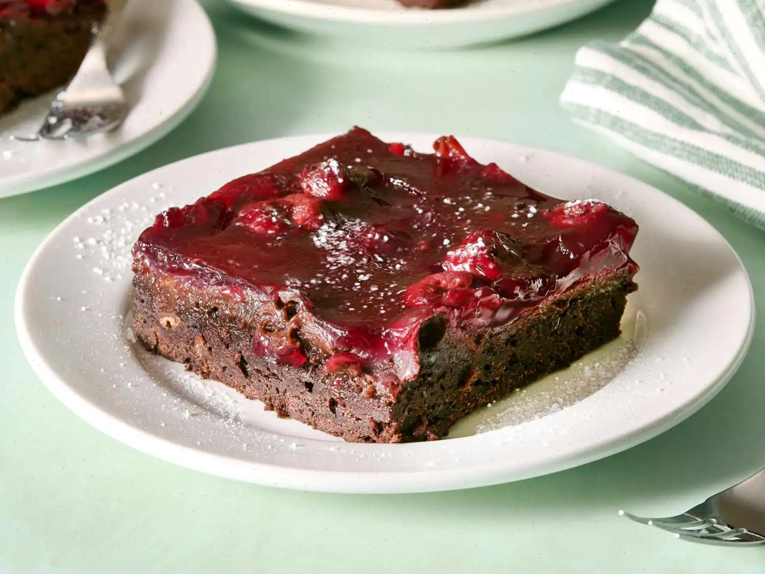 Fudgy Black Forest Bars Recipe