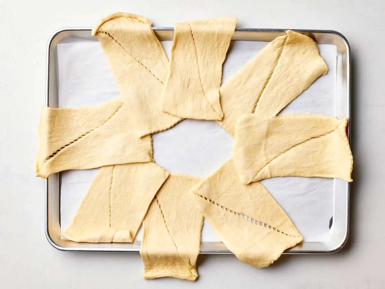 Pizza Stuffed Crescent Ring Recipe