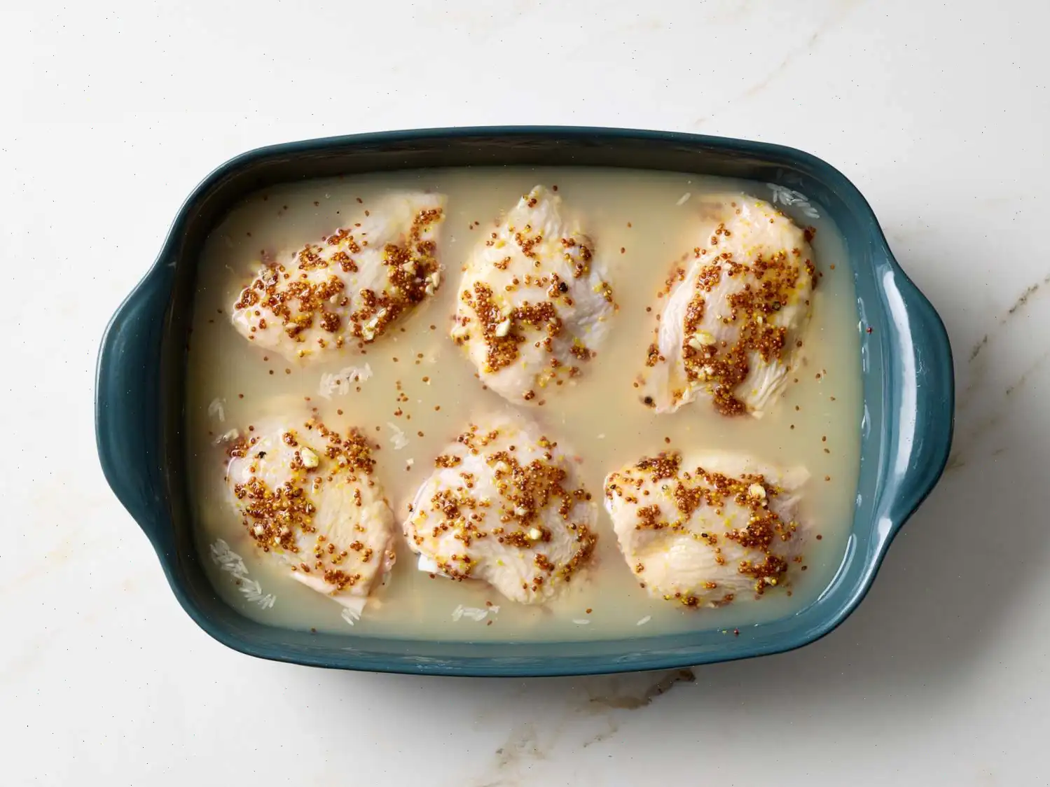 Honey Mustard Chicken and Rice Bake Recipe