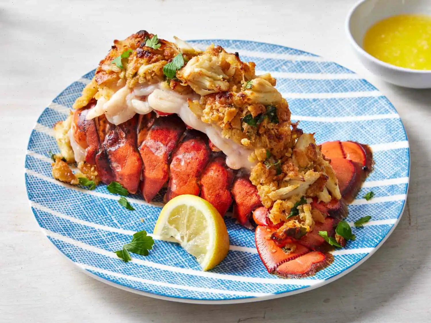 Crab-Stuffed Lobster Tail Recipe