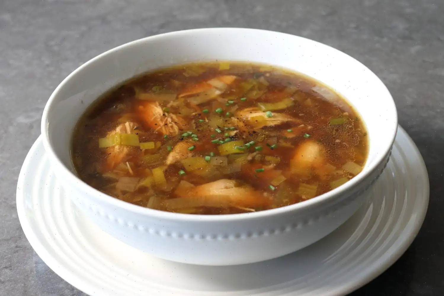 Scottish Cock-a-Leekie Soup Recipe