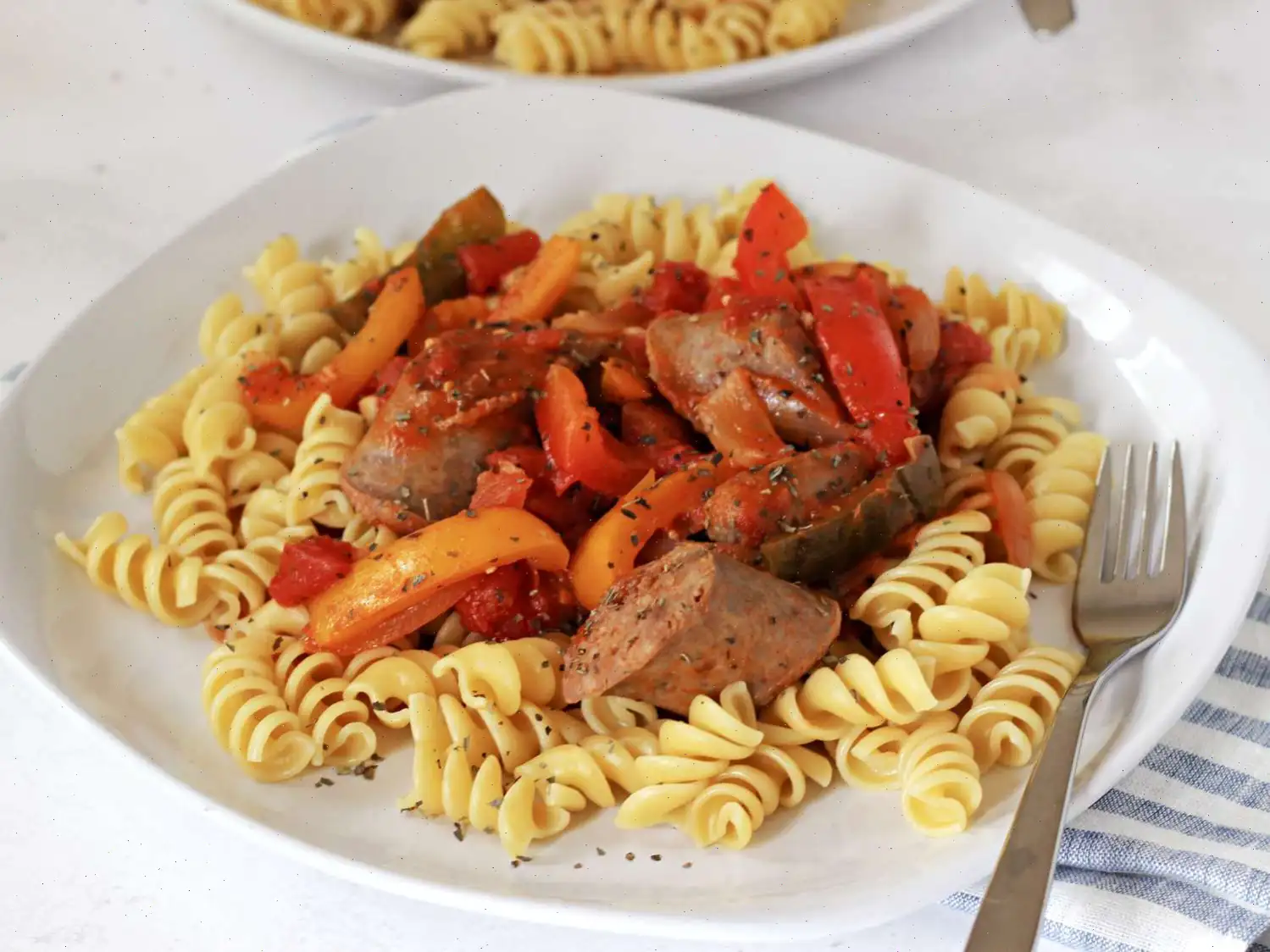 Sweet and Spicy Sausage and Pepper Pasta Recipe