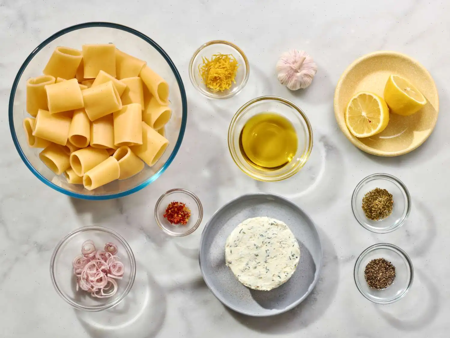 Baked Lemon Boursin Pasta