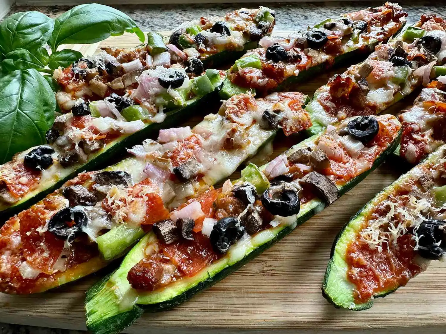 Zucchini Pizza Boats Recipe