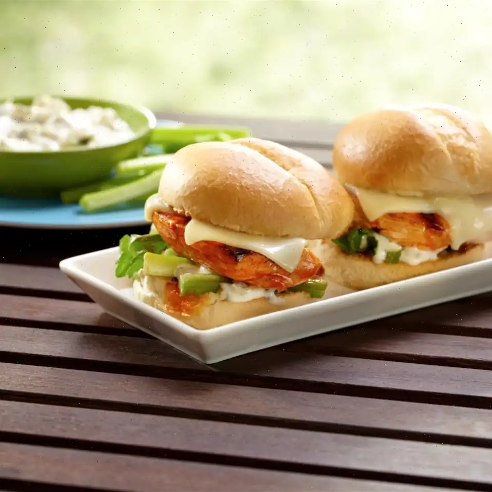 Grilled Buffalo Chicken Sliders Recipe