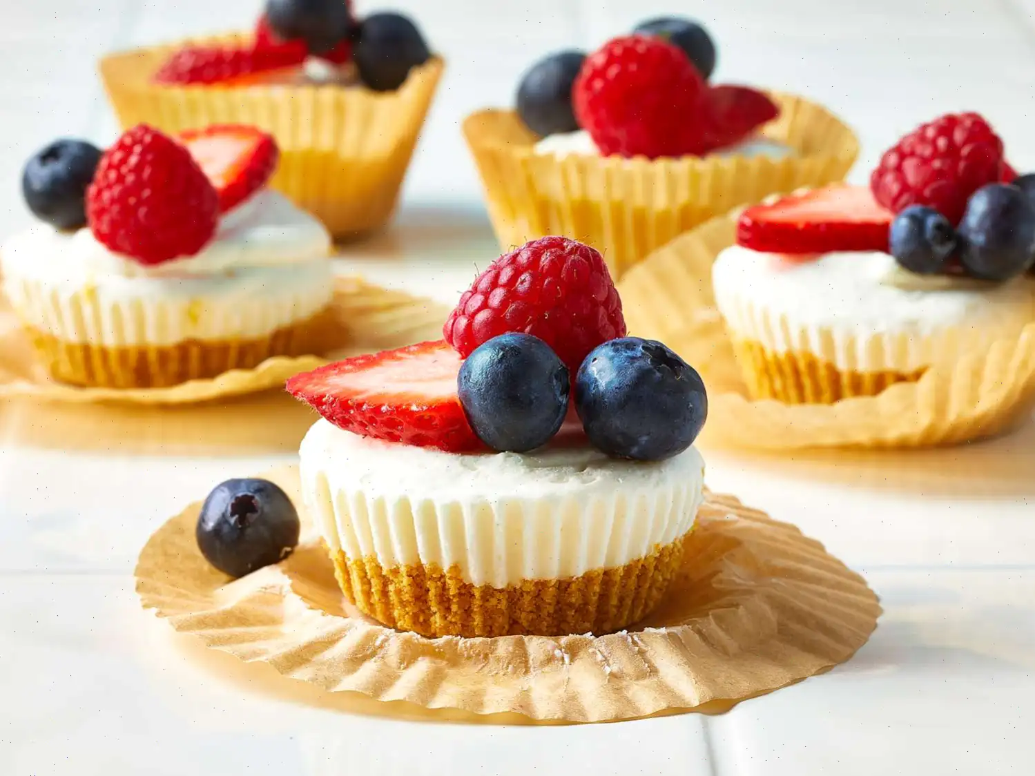 Mini No-Bake Cheesecakes Recipe