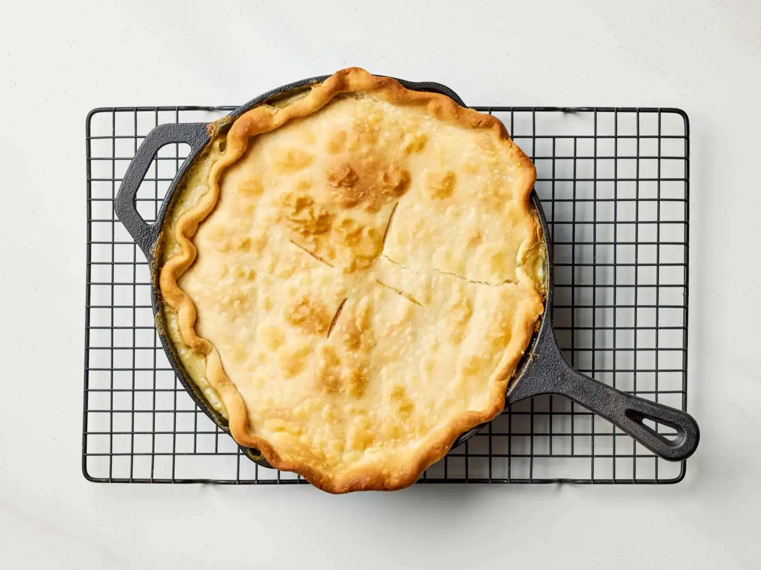 White Chicken Chili Pot Pie Recipe