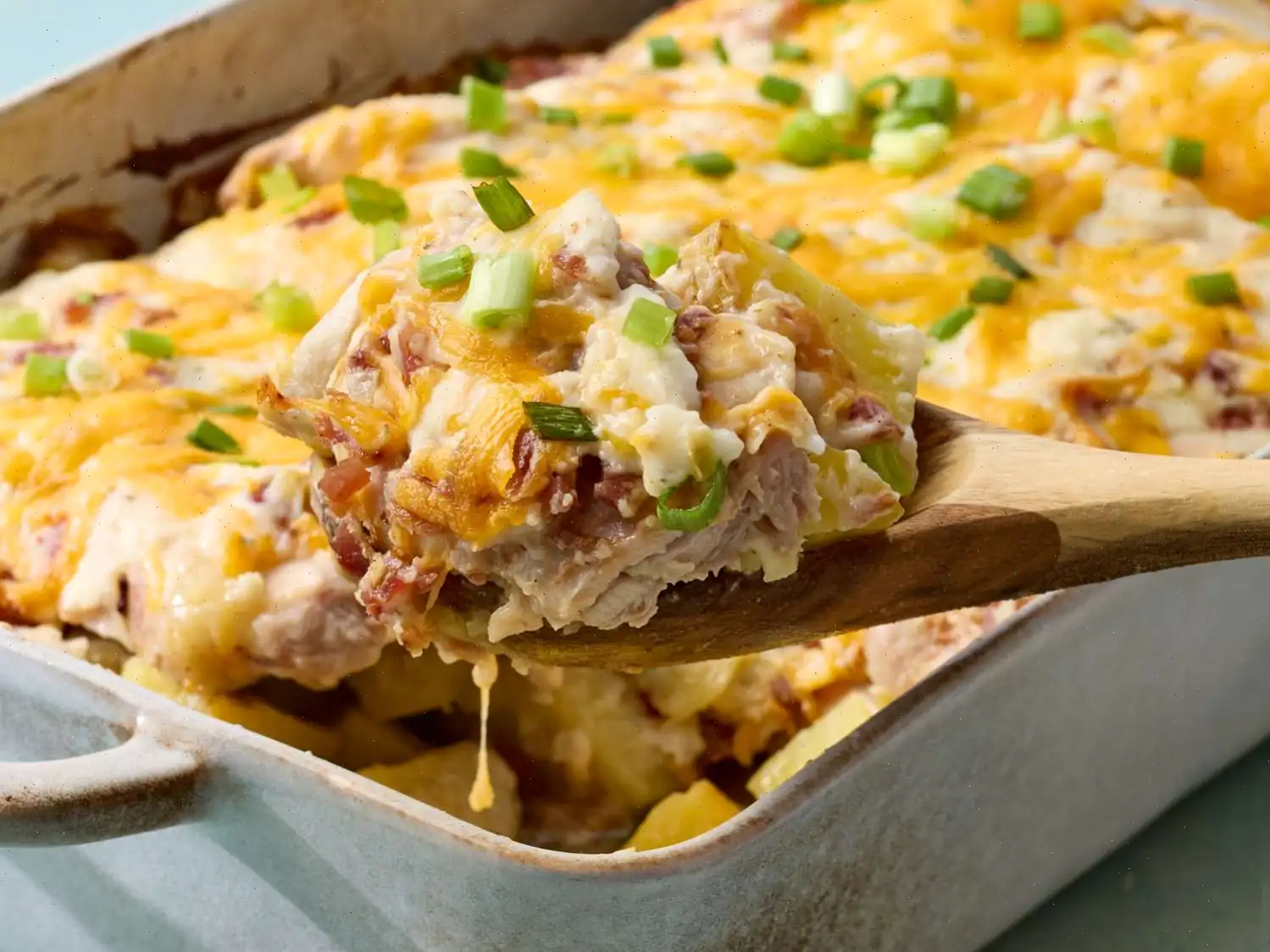 Chicken Bacon Ranch Potato Bake Recipe