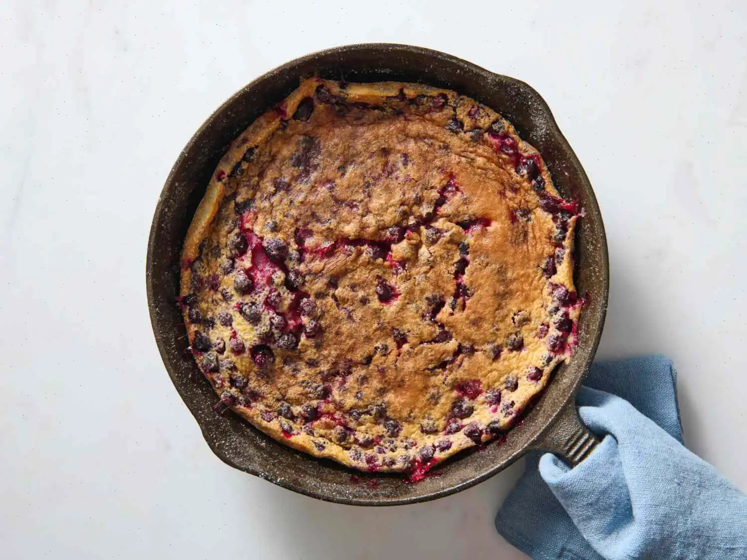 Blackcurrant and Miso Clafoutis Recipe