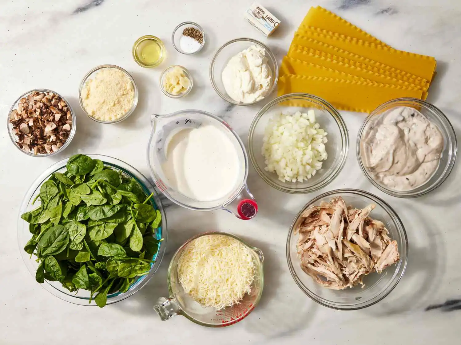 Chicken and Spinach Alfredo Lasagna Recipe