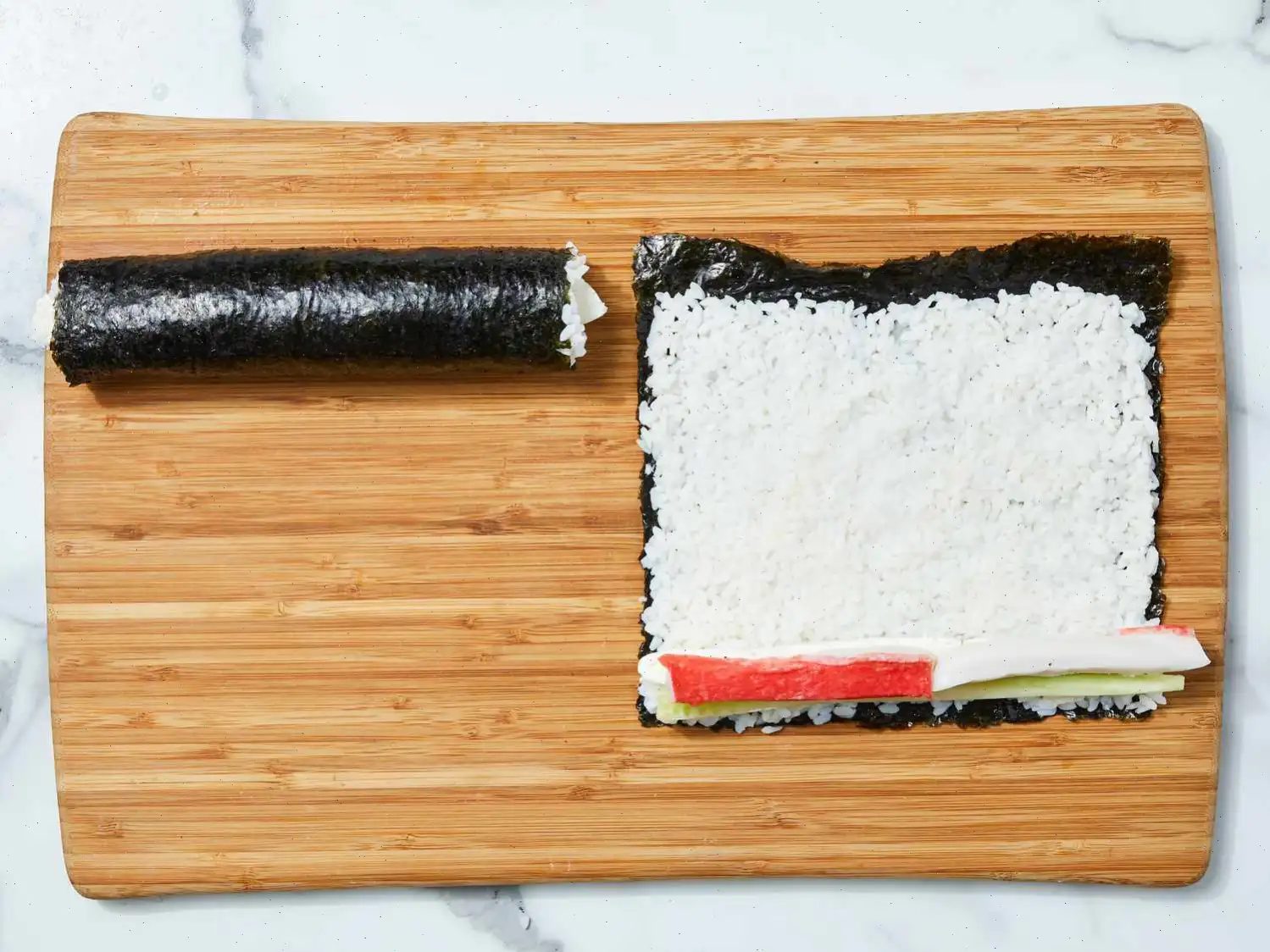 Cream Cheese and Crab Sushi Rolls Recipe