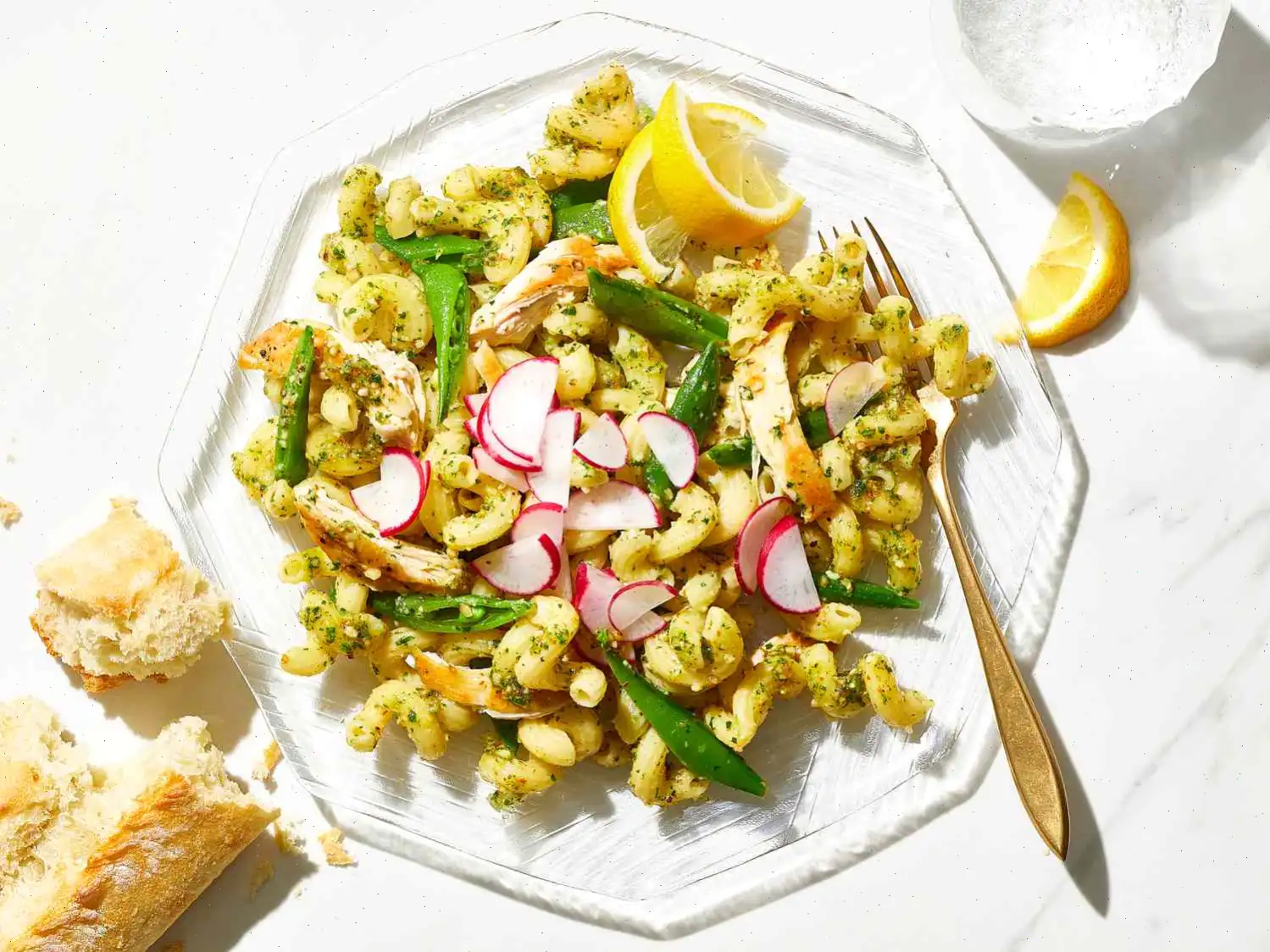 Chicken Cavatappi with Chef John’s Almond-Arugula Pesto Recipe