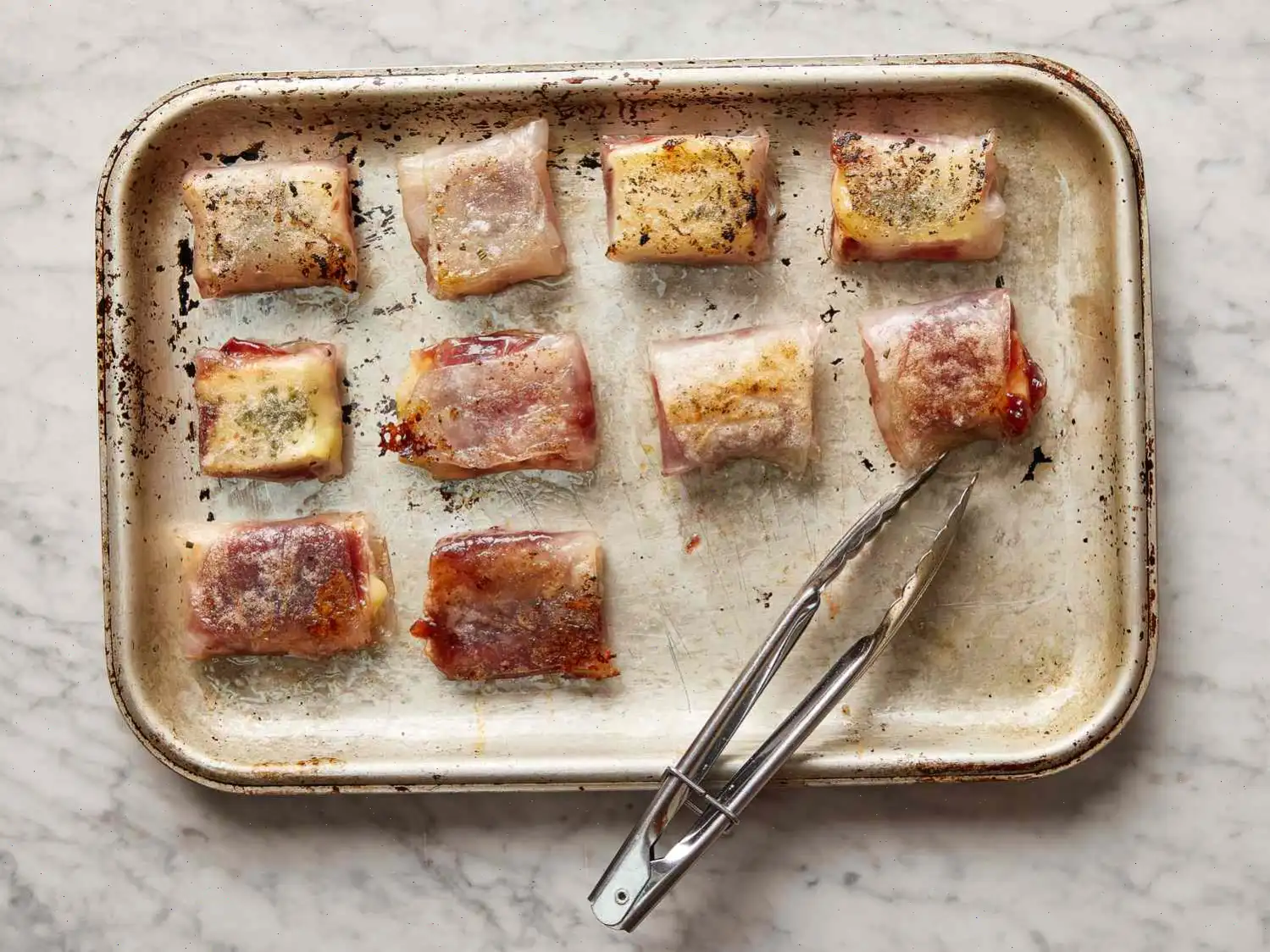 Crispy Brie and Cranberry Rice Paper Bites