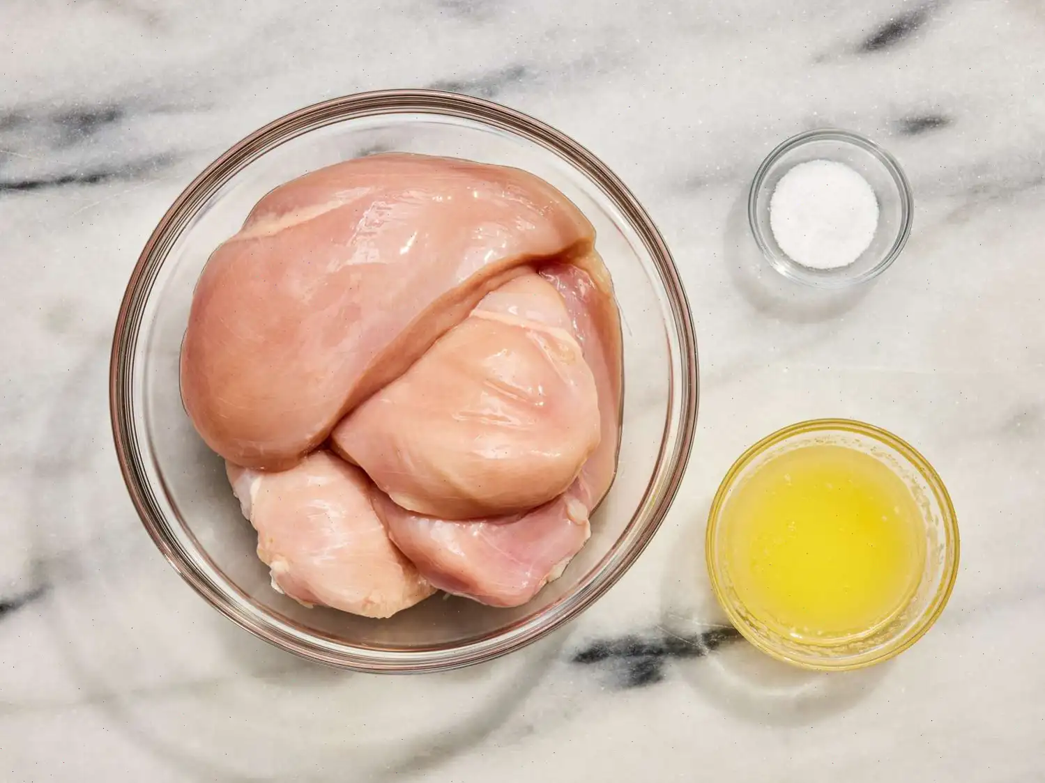 Three-Ingredient Baked Chicken Breasts Recipe