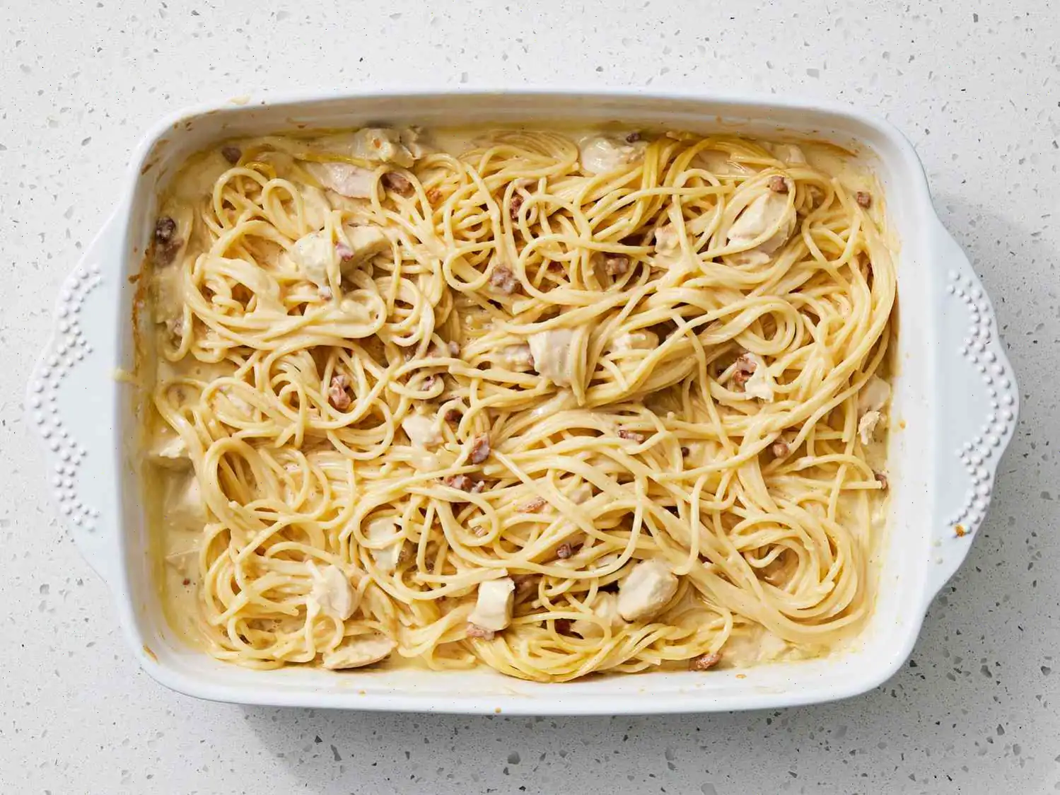 Chicken Carbonara Pasta Bake Recipe